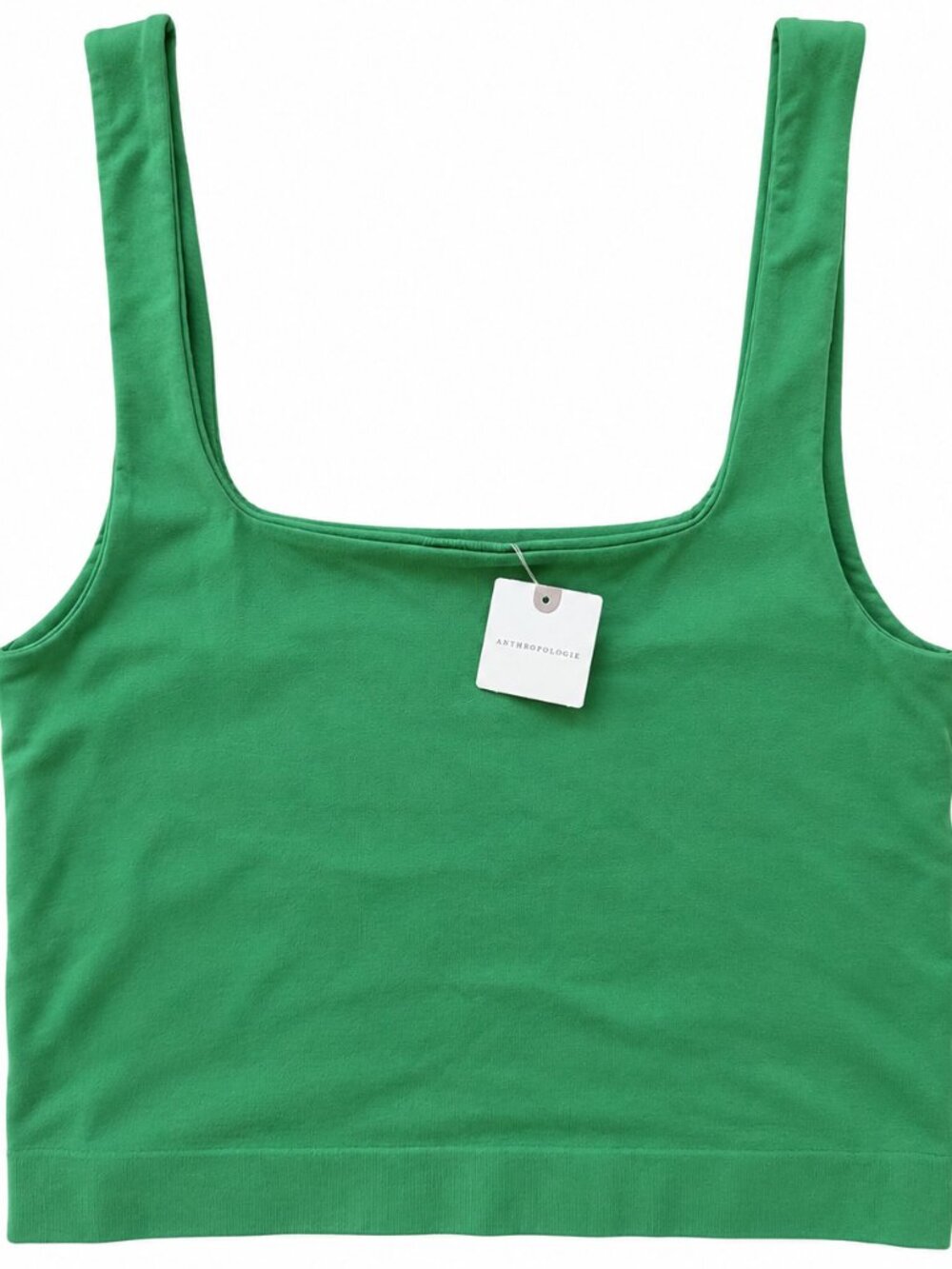 ANTHROPOLOGIE LyreBird Lyre bird Renna Shelf Bra Tank Emerald Green XS/S